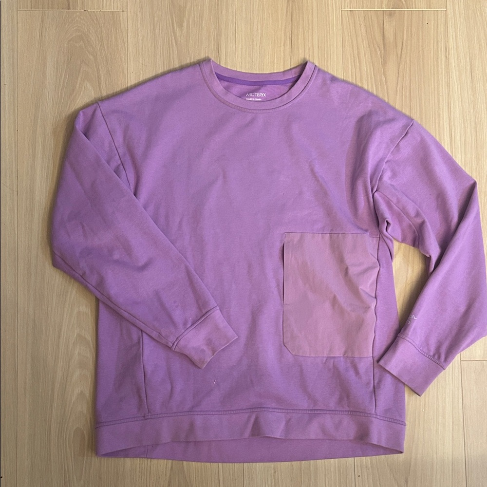 Arc'teryx Lavender Crewneck Sweater